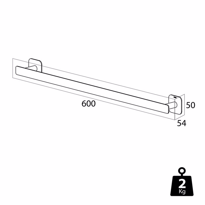 Tiger Colar Kremastra 60 cm Polished stainless steel 1313630346