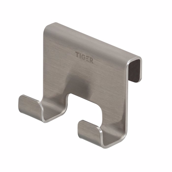 Tiger Caddy Άγκιστρο Διπλό 6-8 mm Brushed stainless steel 1401230946 Tiger Caddy Aggistro Diplo 6-8 mm Brushed stainless steel 1401230946