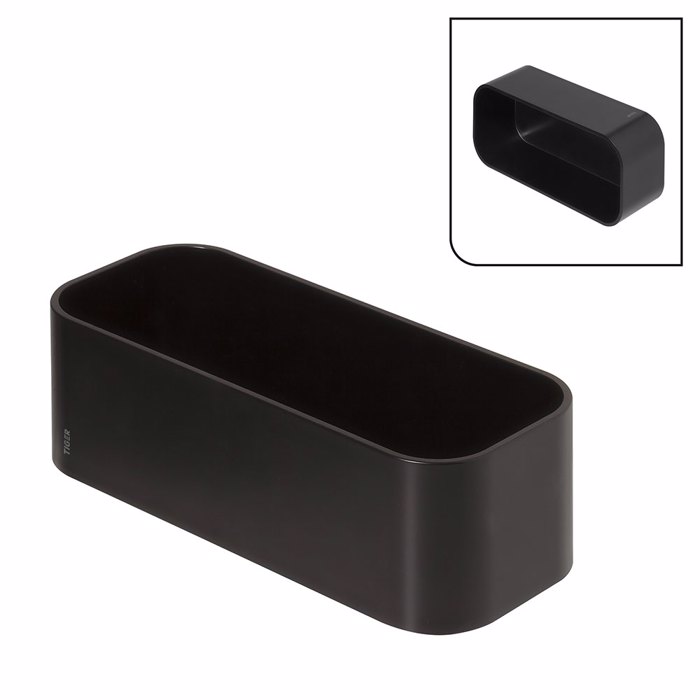 Tiger 2-Store Επιτοίχιο Ράφι 25 cm Black 1500010746 Tiger 2-Store Epitoixio Rafi 25 cm Black 1500010746