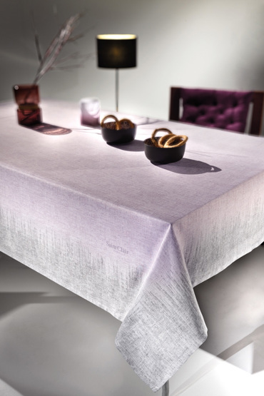 Saint Clair Τραπεζομάντηλο Αλέκιαστο 1021 Lilac Silver 145x180