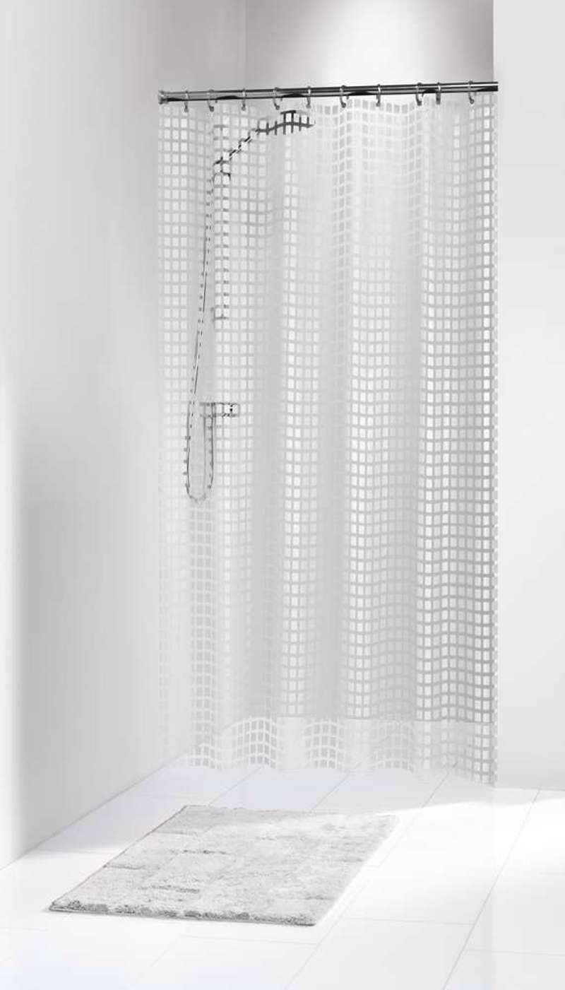 Sealskin Tiles 180x200 white κουρτίνα μπάνιου πλαστική 
