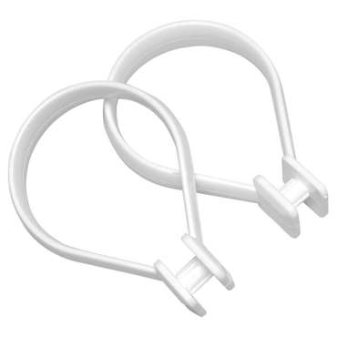 Sealskin Beauty 12 pcs white κρίκοι κουρτίνας μπάνιου