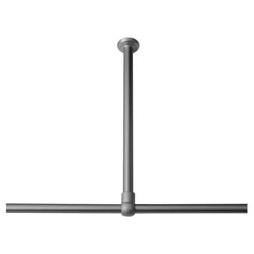 Sealskin 60 Φ28 mm mat aluminum στήριγμα οροφής για βραχίονα μπάνιου γωνιακό