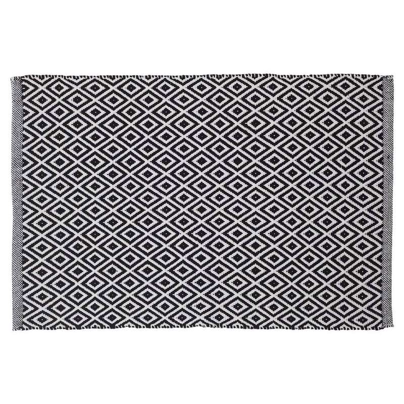 Sealskin Trellis 60x90 black πατάκι μπάνιου