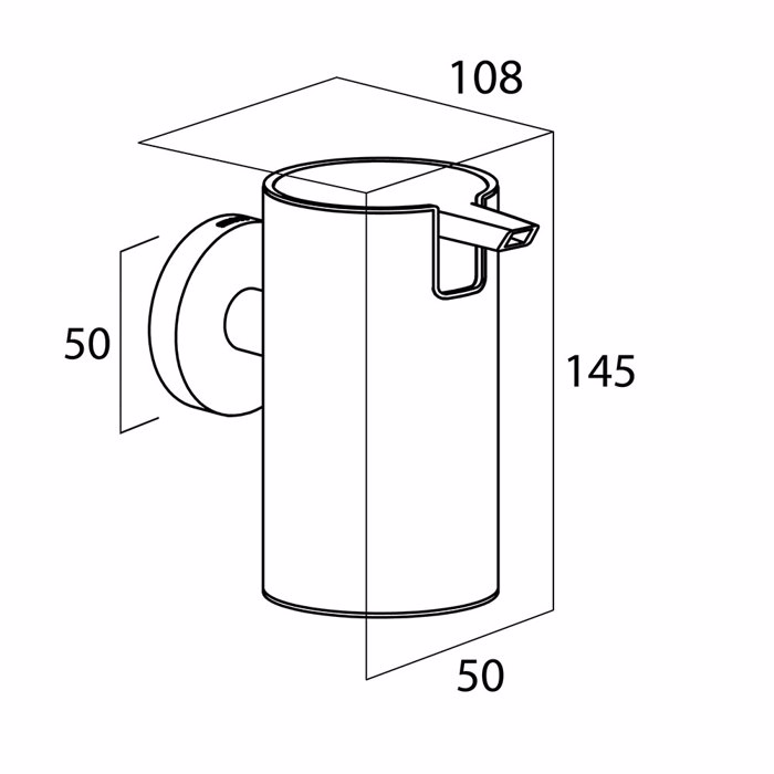 Tiger Boston Doxeio Kremosapounou Epitoixio 240 ml Polished stainless steel 306330346