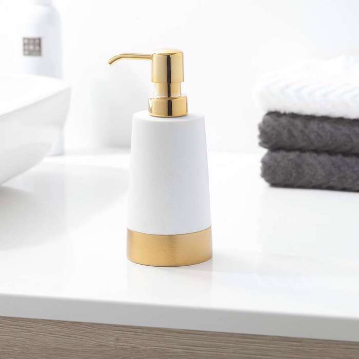 Sealskin Glossy gold 250 ml δοχείο κρεμοσάπουνου Sealskin Glossy gold 250 ml doxeio kremosapounou