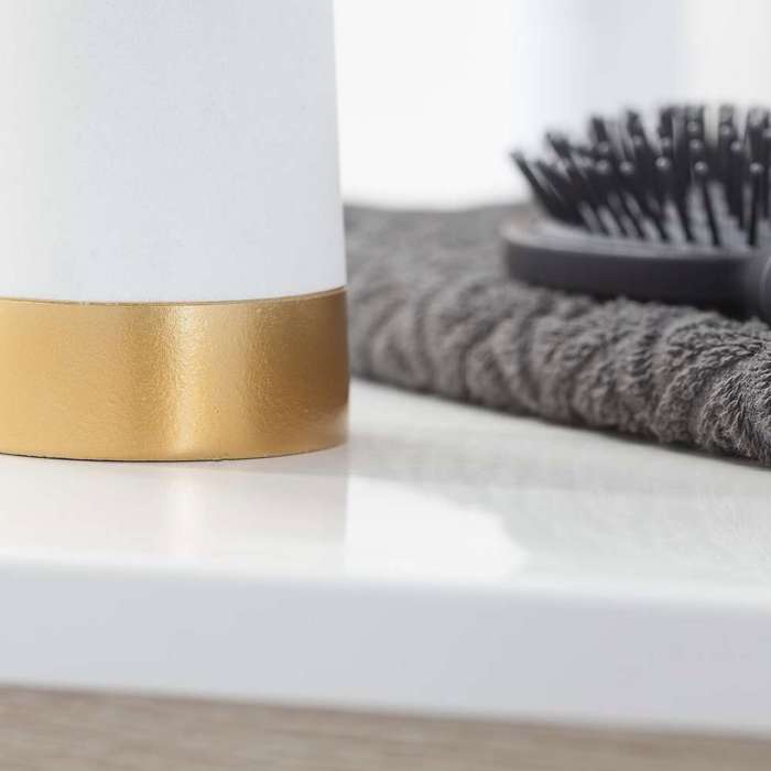 Sealskin Glossy gold 250 ml δοχείο κρεμοσάπουνου Sealskin Glossy gold 250 ml doxeio kremosapounou