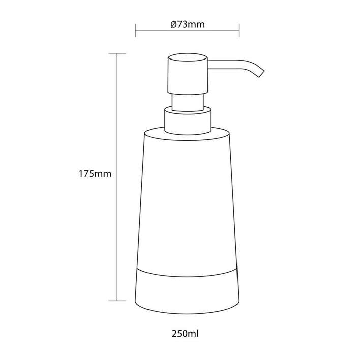 Sealskin Glossy gold 250 ml δοχείο κρεμοσάπουνου Sealskin Glossy gold 250 ml doxeio kremosapounou