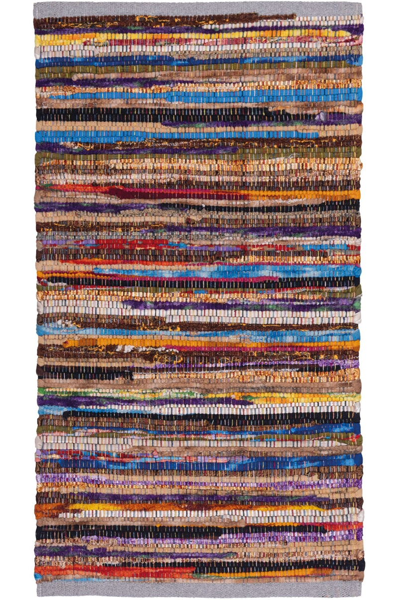 Biokarpet Home - ΣΗΜΑΝΤΙΚΟ: Σε περίπτωση διαφοράς τιμής από το κατάστημα ισχύει παντα και μόνο η τιμή του καταστήματος Βιοκαρπέτ Home Μοντέρνο Χαλί Basic Ριγέ Πολύχρωμο (70Χ1