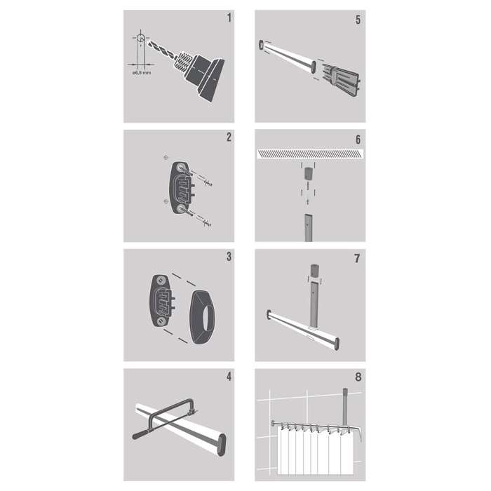 Sealskin Easy roll mat aluminum braxionas baniou gniakos