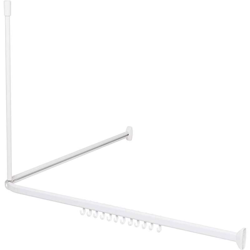 Sealskin Easy roll white βραχίονας μπάνιου γωνιακός