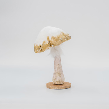 ESTHETI home Μανιτάρι Βελούδινο Λευκό 16x26cm 600-45579