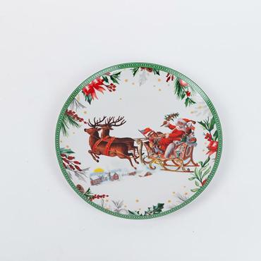 ESTHETI home Πιατέλα με Χριστουγεννιάτικη Παράσταση 20cm 600-46503