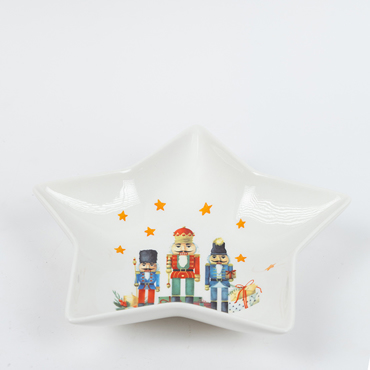 ESTHETI home Πιατέλα Αστεράκι με Καρυοθραύστες 25.5cm 600-46504