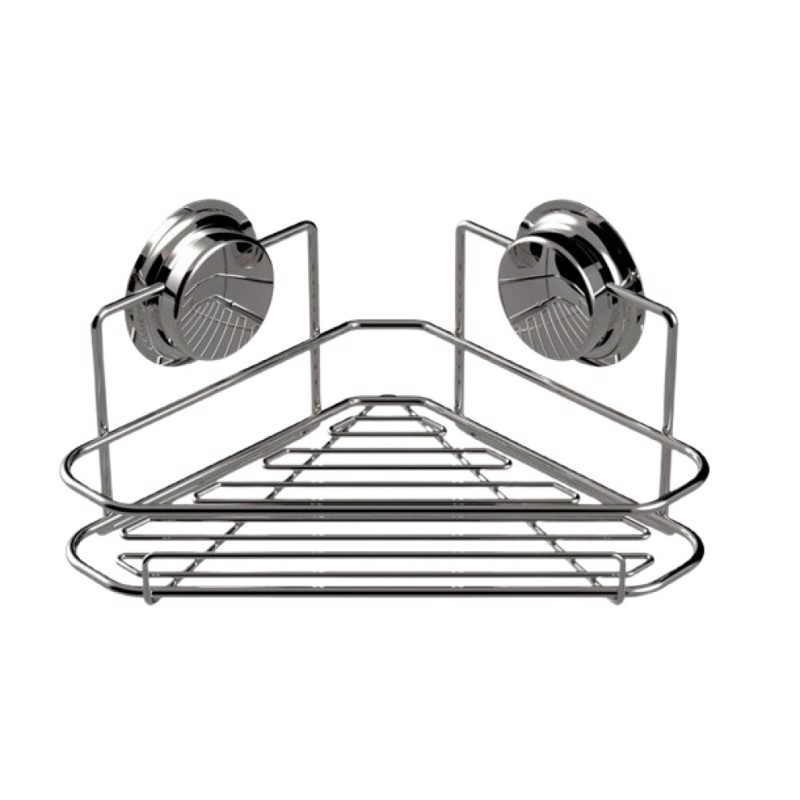 Sealskin Ράφι γωνιακό με βεντούζες chrome Elementals