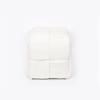 ESTHETI home Skampo Boukle Beloudino Lefko me Sxedio Plexi 38x38x40cm 750-12012