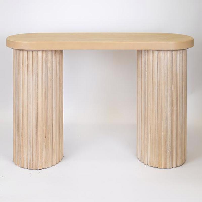 ESTHETI home Κονσόλα Ξύλινη Φυσική 119x40x80.5cm 750-25