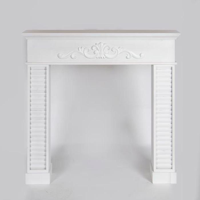 ESTHETI home Prosopsi Tzakiou Lefki me Sxedio 104x17x100cm 750-33513