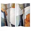 ESTHETI home Paraban me Afirimeno Sxedio (Kambas) Ggri/Lefko/Mpez/Mple 120x2.5x180cm 750-34019