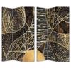 ESTHETI home Paraban me Afirimeno Sxedio (Kambas) Ggri/Prasino/Xruso 120x2.5x180cm 750-34022