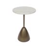 ESTHETI home Trapezi Metalliko Xruso/Lefko F35x52cm 750-39560
