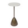 ESTHETI home Trapezi Metalliko Xruso/Lefko F30x62cm 750-39561