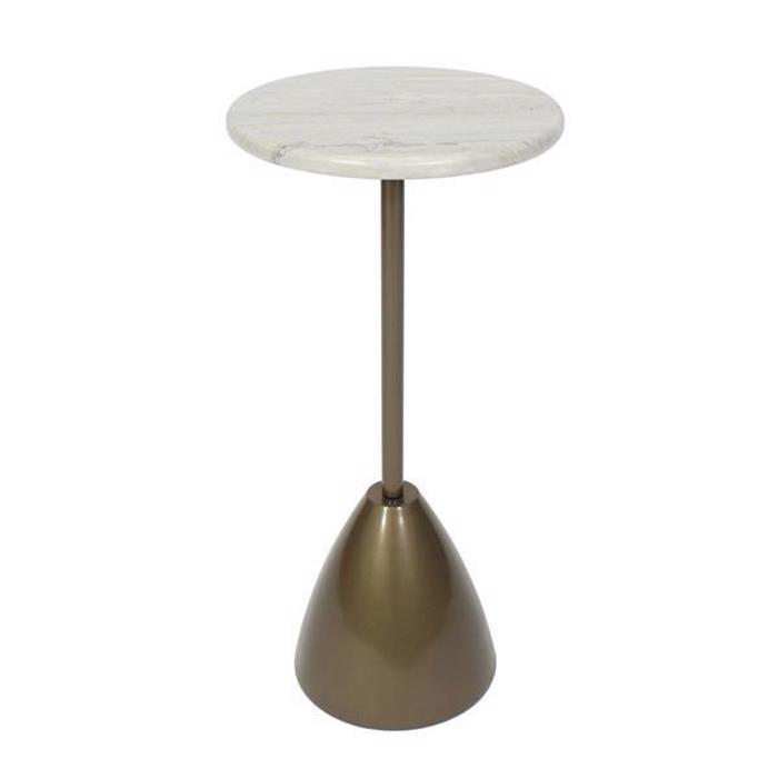 ESTHETI home Trapezi Metalliko Xruso/Lefko F30x62cm 750-39561