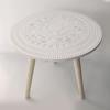 ESTHETI home Trapezaki Boithitiko Xulino Lefko F39x39cm 750-40517
