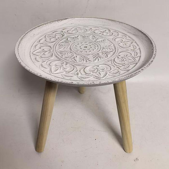 ESTHETI home Trapezaki Boithitiko Xulino Lefko F34x33cm 750-40522