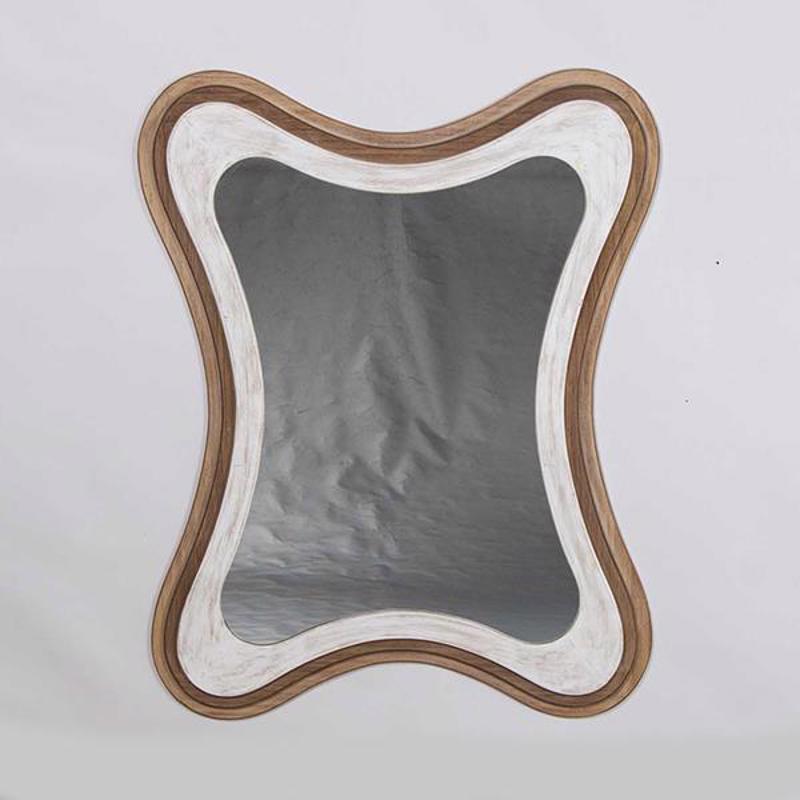 ESTHETI home Καθρέπτης Τοίχου Ξύλινος Καφέ 70x3x90cm 75