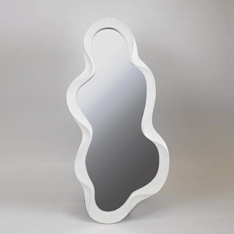 Καθρέπτες agiovlasitishome - ΣΗΜΑΝΤΙΚΟ: Σε περίπτωση διαφοράς τιμής από το κατάστημα ισχύει παντα και μόνο η τιμή του καταστήματος ESTHETI home Καθρέπτης Τοίχου Ξύλινος Λευκός Ακανόνιστο