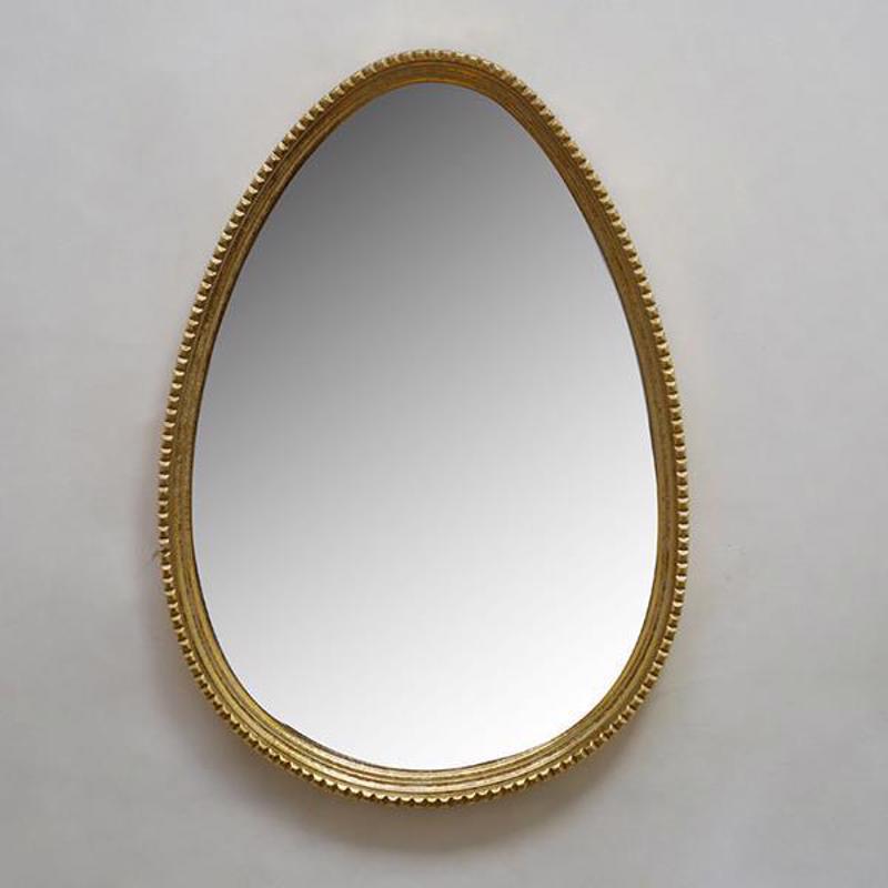 ESTHETI home - ΣΗΜΑΝΤΙΚΟ: Σε περίπτωση διαφοράς τιμής από το κατάστημα ισχύει παντα και μόνο η τιμή του καταστήματος ESTHETI home Καθρέπτης Τοίχου Μεταλλικός με Χρυσή Κορνί