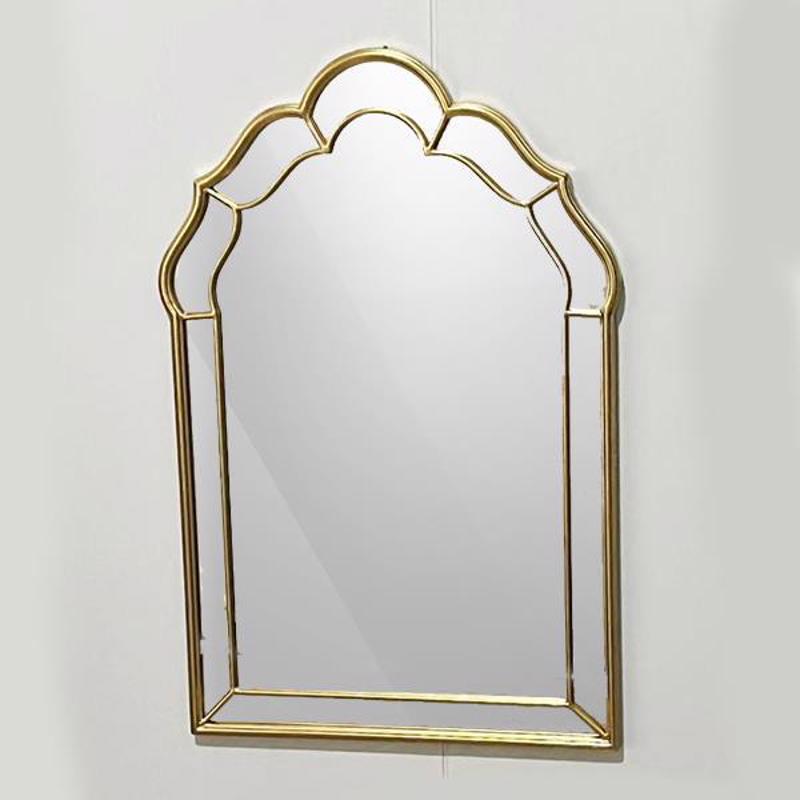 ESTHETI home Καθρέπτης Τοίχου Μεταλλικός Χρυσός 60x3x90