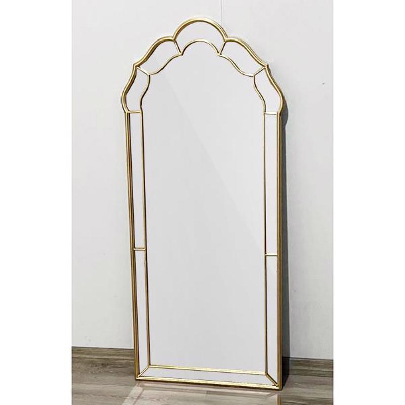 ESTHETI home Καθρέπτης Δαπέδου Μεταλλικός Χρυσός 60x3x1