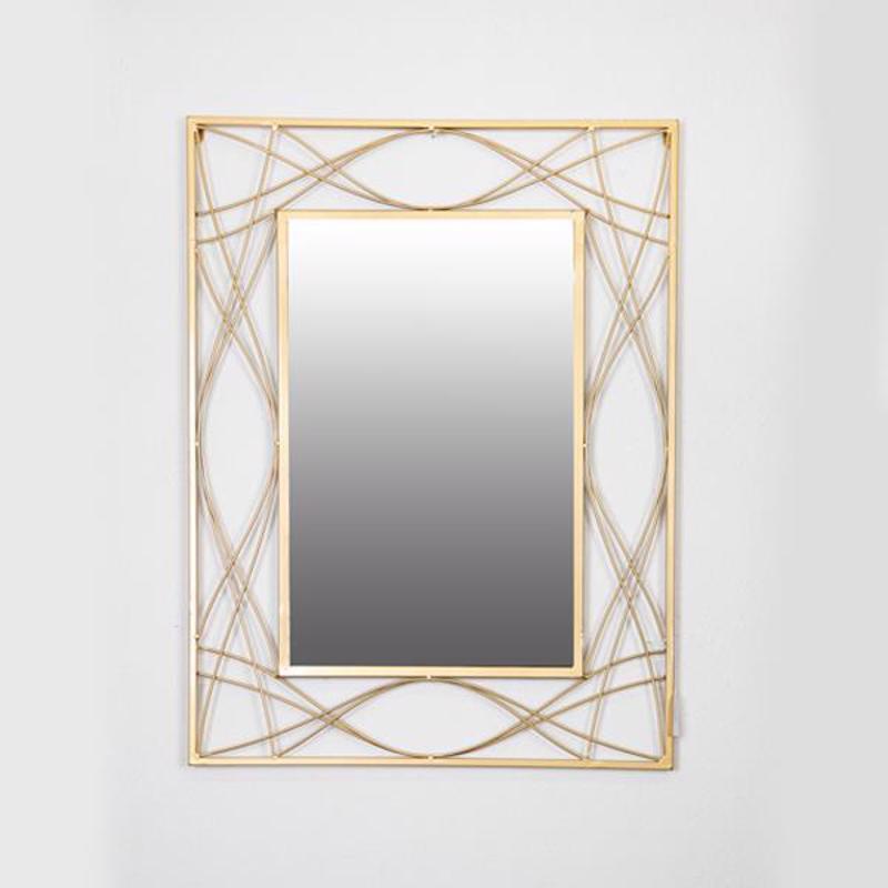 Καθρέπτες agiovlasitishome - ΣΗΜΑΝΤΙΚΟ: Σε περίπτωση διαφοράς τιμής από το κατάστημα ισχύει παντα και μόνο η τιμή του καταστήματος ESTHETI home Καθρέπτης Τοίχου Μεταλλικός Χρυσός 60x2x79