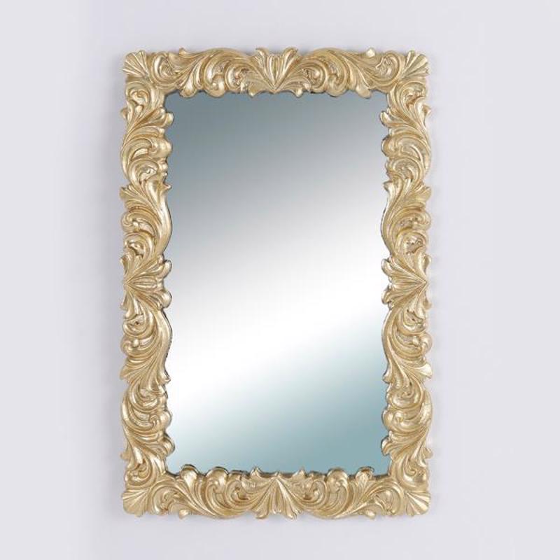 ESTHETI home - ΣΗΜΑΝΤΙΚΟ: Σε περίπτωση διαφοράς τιμής από το κατάστημα ισχύει παντα και μόνο η τιμή του καταστήματος ESTHETI home Καθρέπτης Τοίχου Resin Χρυσός 21x1.7x31.3c