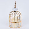 ESTHETI home Φανάρι Κλουβί Μεταλλικό Χρυσό Φ13x24cm 752-10030 ESTHETI home Fanari Kloubi Metalliko Xruso F13x24cm 752-10030