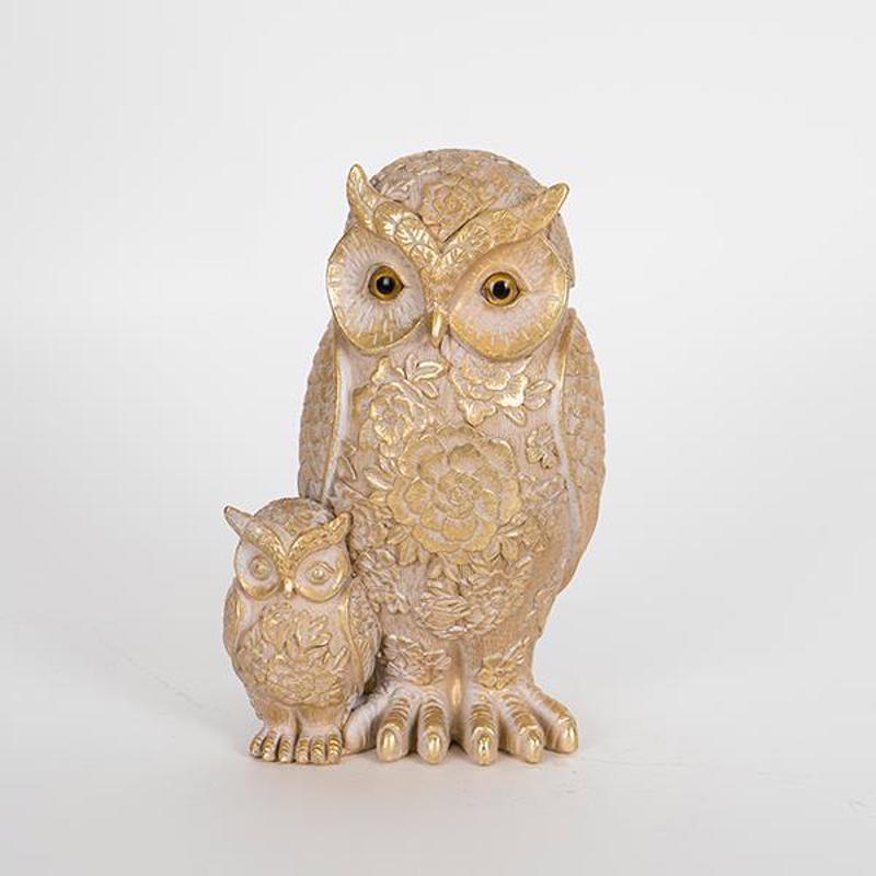 Διακοσμητικά Επιτραπέζια agiovlasitishome - ΣΗΜΑΝΤΙΚΟ: Σε περίπτωση διαφοράς τιμής από το κατάστημα ισχύει παντα και μόνο η τιμή του καταστήματος ESTHETI home Επιτραπέζιο Διακοσμητικό με Κουκουβάγιες 1