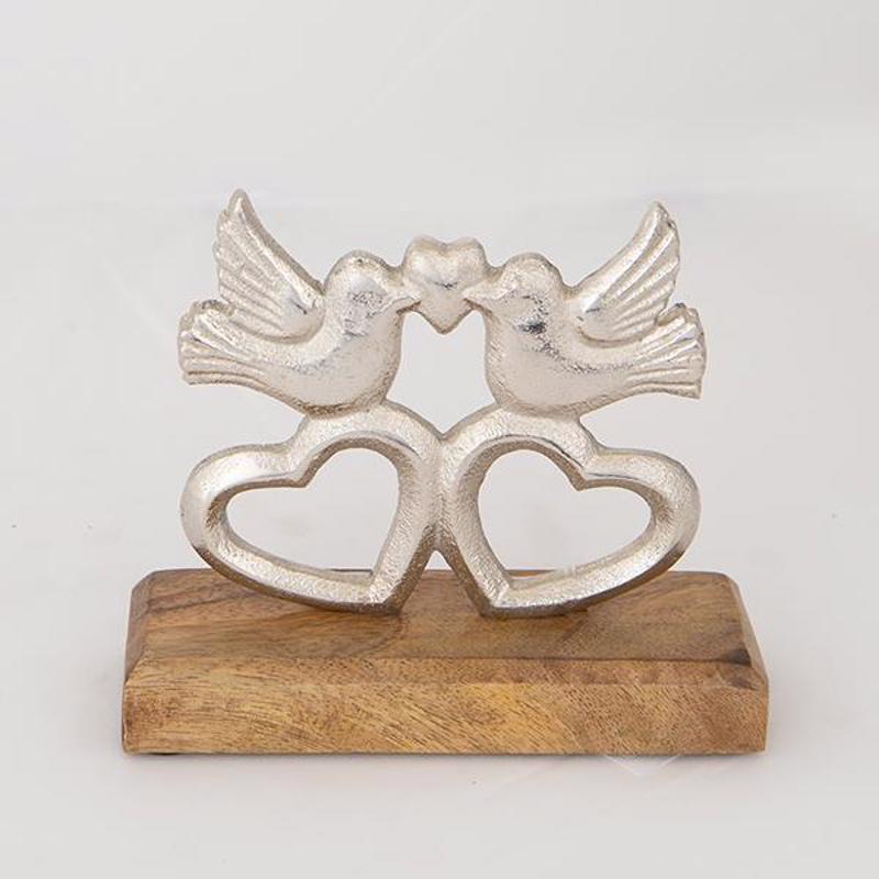 ESTHETI home - ΣΗΜΑΝΤΙΚΟ: Σε περίπτωση διαφοράς τιμής από το κατάστημα ισχύει παντα και μόνο η τιμή του καταστήματος ESTHETI home Επιτραπέζιο Διακοσμητικό ''Πουλιά πάνω σε