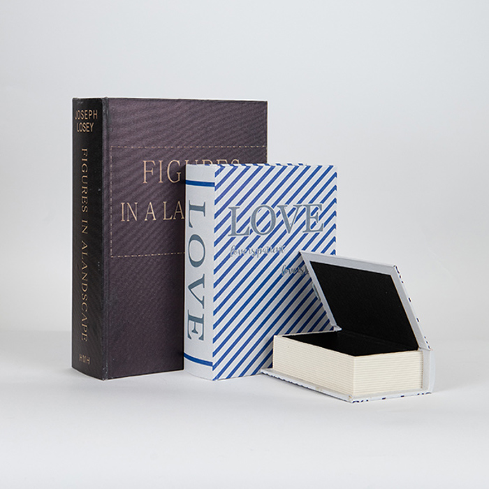 ESTHETI home Set ton 3 Diakosmitika Koutia ''Biblia'' Xulina 30x21.5x6cm 752-17037