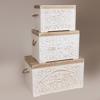 ESTHETI home Set ton 3 Baoula Xulina Lefka 69.5x40x41cm 752-17073