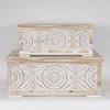 ESTHETI home Set ton 2 Baoula Xulina Lefka 74x38x31cm/59x23.5x24.5cm 752-17074