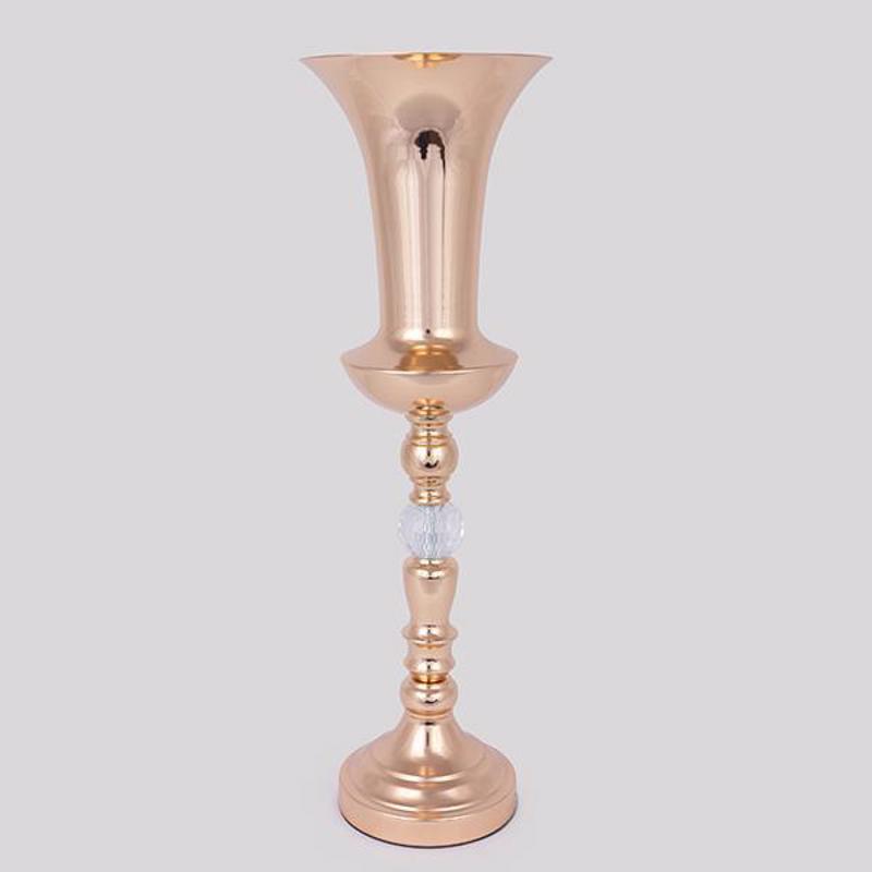 ESTHETI home Βάζο Μεταλλικό Χρυσό 56cm 752-22058