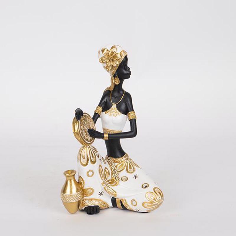 Διακοσμητικά Επιτραπέζια agiovlasitishome - ΣΗΜΑΝΤΙΚΟ: Σε περίπτωση διαφοράς τιμής από το κατάστημα ισχύει παντα και μόνο η τιμή του καταστήματος ESTHETI home Διακοσμητικό Γλυπτό Resin Γυναίκα Καθιστή