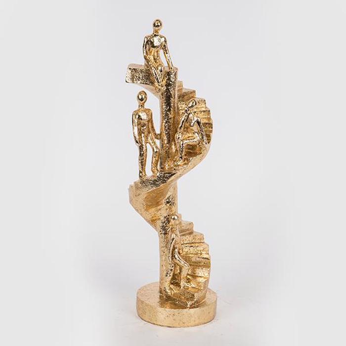 ESTHETI home Diakosmitiko Gupto ''Anthropoi kai Skala'' Xruso 9.5x9.5x30.5cm 752-27073