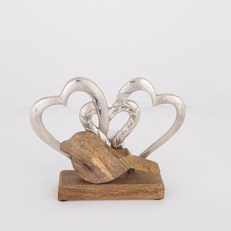 Διακοσμητικά Επιτραπέζια agiovlasitishome - ΣΗΜΑΝΤΙΚΟ: Σε περίπτωση διαφοράς τιμής από το κατάστημα ισχύει παντα και μόνο η τιμή του καταστήματος ESTHETI home Επιτραπέζιο Διακοσμητικό ''Καρδιές και Που