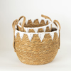 ESTHETI home Set ton 2 Kalathi Psathino Kafe/Lefko 24x18x16.5cm/32x26x23.5cm 752-32012
