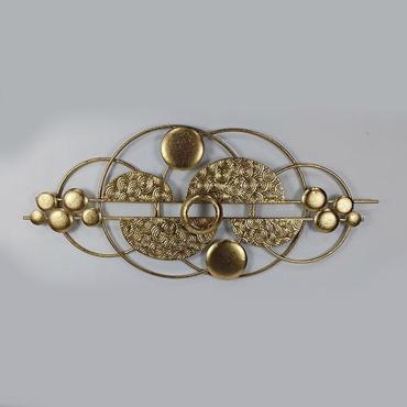 ESTHETI home Διακοσμητικό Τοίχου Μεταλλικό Χρυσό 88.5x5.5x39.5cm 755-10046