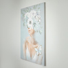 ESTHETI home Pinakas se Kamba Gynaika me Louloudia kai Petaloudes 80x3.5x120cm 755-12028