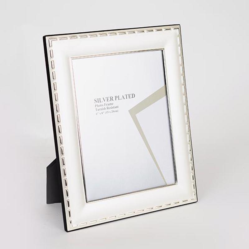 ESTHETI home Κορνίζα Μεταλλική Επάργυρη Ασημί 15x20cm 7